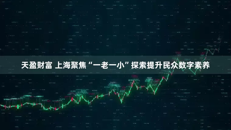 天盈财富 上海聚焦“一老一小”探索提升民众数字素养